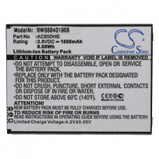 Baterie pro Archos 50d Helium, 1600 mAh Baterie pro Archos 50d Helium, 1600 mAh