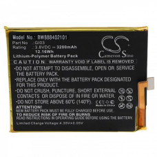 Baterie pro Gigaset GS53 / Me Pure, 3200 mAh Baterie pro Gigaset GS53 / Me Pure, 3200 mAh