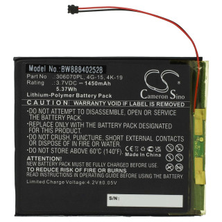 Baterie pro PocketBook 615 / 626 / 632 / Touch Lux 3, 1450 mAh