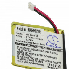 Baterie pro Garmin Approach S10 / S20 / X40, 180 mAh