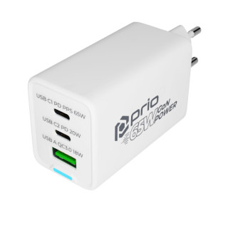 Nabíječka / USB adaptér-A / USB-C, GaN, PD, 65 W Nabíječka / USB adaptér-A / USB-C, GaN, PD, 65 W