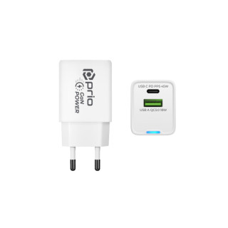 Nabíječka / USB adaptér USB-A / USB-C, GaN, PD, 45W