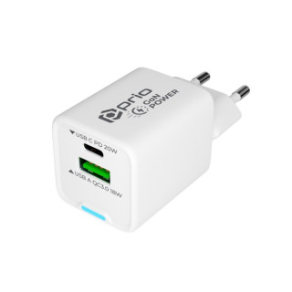 Nabíječka / USB adaptér USB-A / USB-C, GaN, PD, 20 W