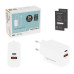 Nabíječka / USB adaptér USB-A / USB-C, GaN, PD, 20 W