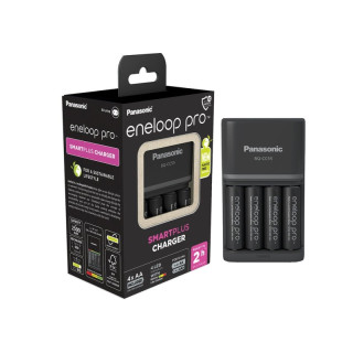 Nabíječka baterií NiMH Panasonic BQ-CC55E a 4 baterie Eneloop Pro AA