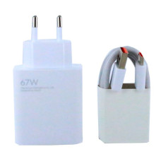 Nabíječka pro telefony Xiaomi MDY-12-EH s kabelem USB-C, originální, 67W Nabíječka pro telefony Xiaomi MDY-12-EH s kabelem USB-C, originální, 67W