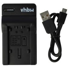 Nabíječka baterií Panasonic VW-VBK180 / VW-VBT190 / VW-VBY100, MicroUSB Nabíječka baterií Panasonic VW-VBK180 / VW-VBT190 / VW-VBY100, MicroUSB