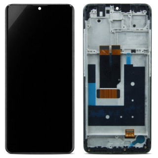 Sklo a LCD displej pro Nokia 2.4, originál (OEM), černé
