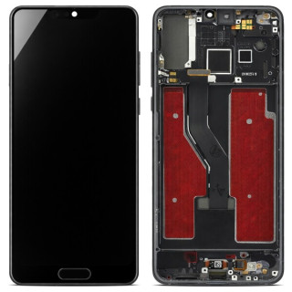 Sklo a LCD displej pro Huawei P20 Pro, originál (OEM), černé Sklo a LCD displej pro Huawei P20 Pro, originál (OEM), černé