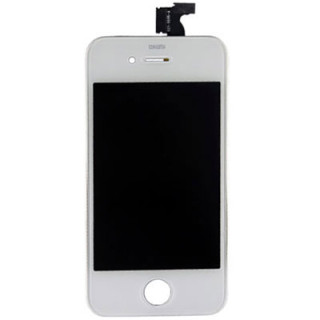 Sklo a LCD displej pro Apple iPhone 4, bílé