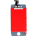 Sklo a LCD displej pro Apple iPhone 4, bílé