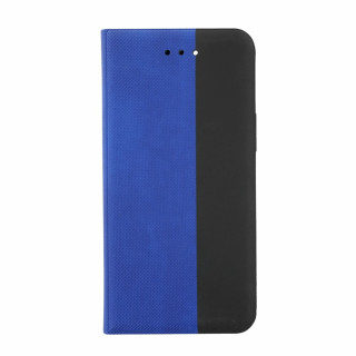 Flipové pouzdro pro Apple iPhone 13 Mini z umělé kůže, modro-černé