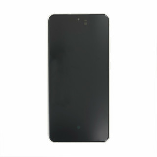 Sklo a LCD displej pro Samsung Galaxy S21 FE 5G / SM-G990, originál, olivově zelená