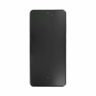 Sklo a LCD displej pro Samsung Galaxy S21 FE 5G / SM-G990, originál, nachový