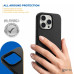 Silikonové pouzdro pro Apple iPhone 11 Pro Max, černé