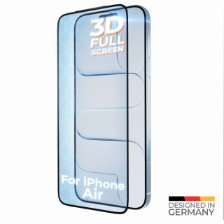 Tvrzené ochranné sklo pro Apple iPhone Air, Full Cover 3D, černý