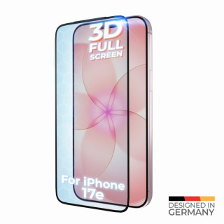 Tvrzené ochranné sklo pro Apple iPhone 16e / iPhone 17e, Full Cover 3D, černý Tvrzené ochranné sklo pro Apple iPhone 16e / iPhone 17e, Full Cover 3D, černý