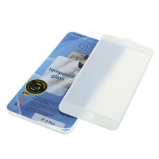 Tvrzené ochranné sklo pro iPhone 6 Plus / 6S Plus, Full Cover 3D, bílé