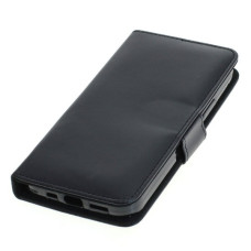 Flipové pouzdro Apple iPhone 12 pro vyrobené z umělé kůže, černáa