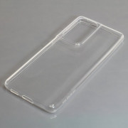 Silikonové pouzdro pro Samsung Galaxy S21 Ultra 5G, průhledné