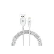 Kabel USB a Apple Lightning, bílá, 1m