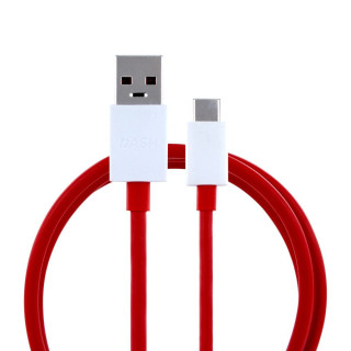 Datový kabel OnePlus Warp z USB-A na USB-C, červený, 1,0 m Datový kabel OnePlus Warp z USB-A na USB-C, červený, 1,0 m