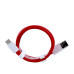 Datový kabel OnePlus Warp z USB-A na USB-C, červený, 1,0 m Datový kabel OnePlus Warp z USB-A na USB-C, červený, 1,0 m