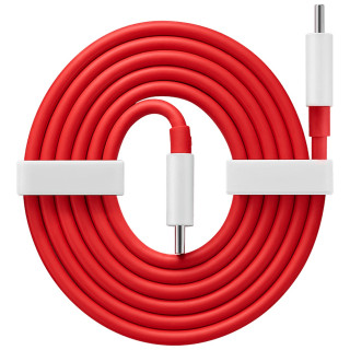 Datový kabel OnePlus Warp z USB-C na USB-C, červený, 1,0 m Datový kabel OnePlus Warp z USB-C na USB-C, červený, 1,0 m