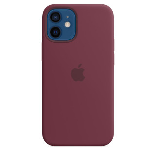 Silikonové pouzdro pro Apple iPhone 12 Mini, plum, originál