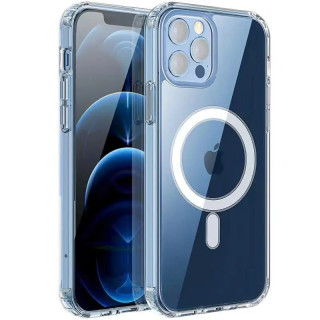 Silikonové pouzdro pro Apple iPhone 16 Pro Max, Magsafe, průhledné