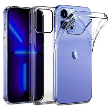 Silikonové pouzdro pro Apple iPhone 16 Pro Max, průhledné