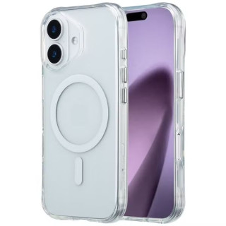 Silikonové pouzdro pro Apple iPhone 17, Magsafe, průhledné