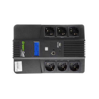 Green Cell UPS nepřerušovaný zdroj napájení AiO 600VA